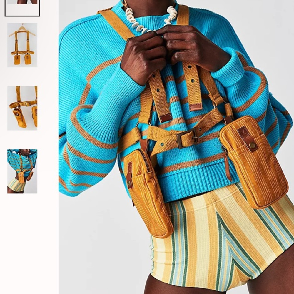Rare! Free People Day trippin harness